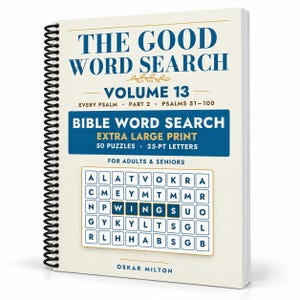 The Good Word Search Vol 13, Psalms 51-100 Bible Puzzles (Spiral Bound) image 1