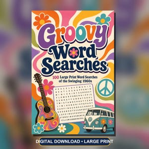 Cruciverba in stile anni '60, puzzle nostalgici a caratteri grandi (PDF) immagine 1