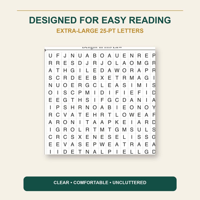 The Good Word Search Vol 12: Every Psalm Part 1 Bible Puzzles (Spiral Bound) 画像 5