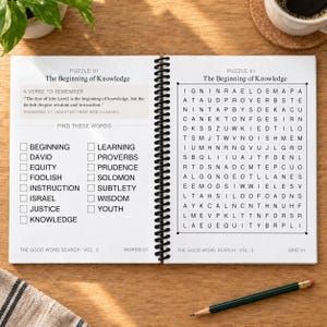 The Good Word Search Vol 3, Proverbs Bible Puzzles, Extra Large Print (Spiral Bound) Bild 2