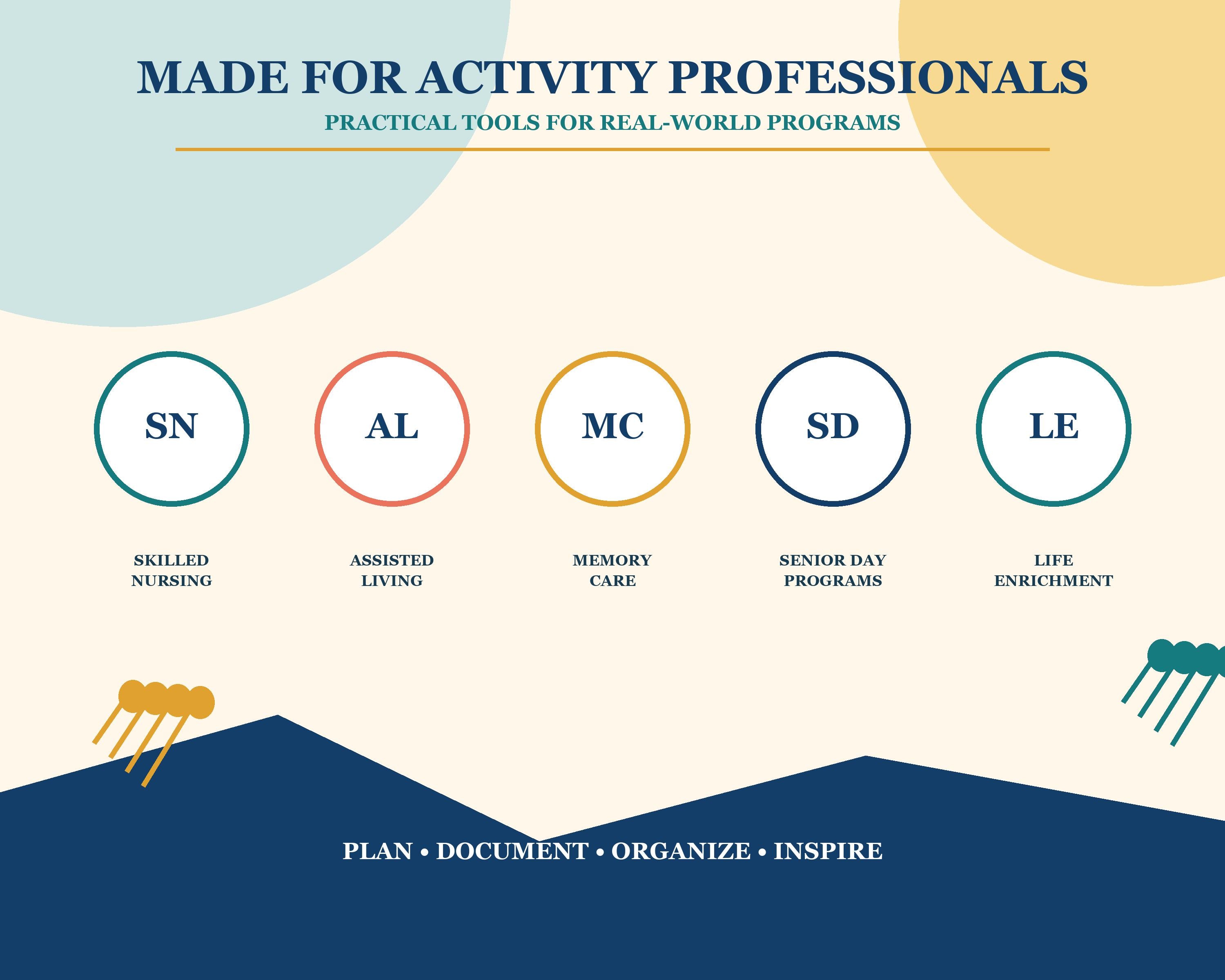 Activity Director Planner Bundle, Fillable PDF & Printable, Senior Living Activity Calendar and Documentation Logs preview 9
