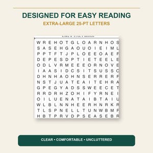 De Goede Woordzoeker Deel 5, Psalmen Bijbelpuzzels, Extra Grote Letterdruk (PDF Download) afbeelding 2