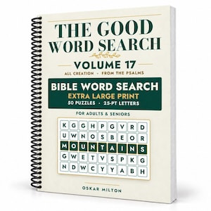 The Good Word Search Vol 17, All Creation Psalms Bible Puzzles (Spiral Bound) image 1