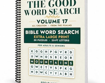 The Good Word Search Vol 17, All Creation Psalms Bible Puzzles (Spiral Bound)