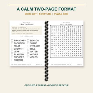 De Goede Woordzoeker Deel 5, Psalmen Bijbelpuzzels, Extra Grote Letterdruk (PDF Download) afbeelding 3