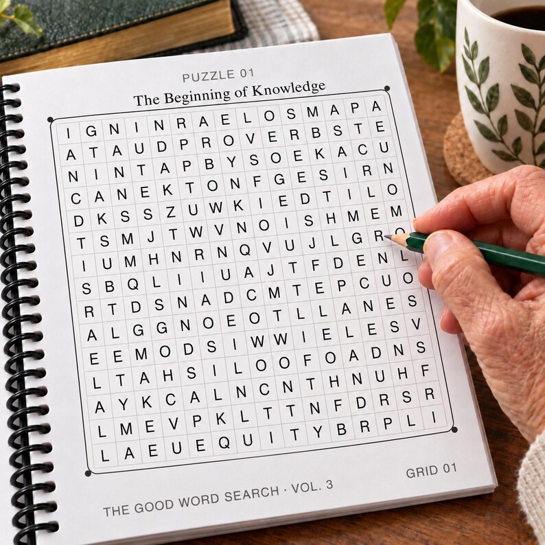 The Good Word Search Vol 3, Proverbs Bible Puzzles, Extra Large Print (Spiral Bound) Bild 3