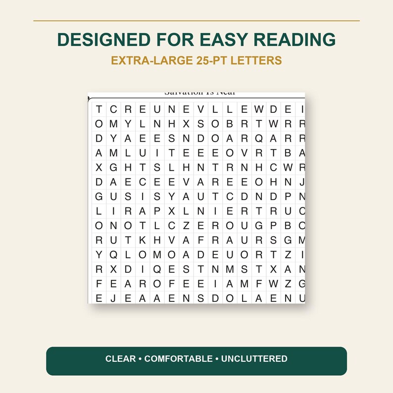 The Good Word Search Vol 18, Holy Seasons Bible Puzzles, Extra Large Print (Spiral Bound) image 5