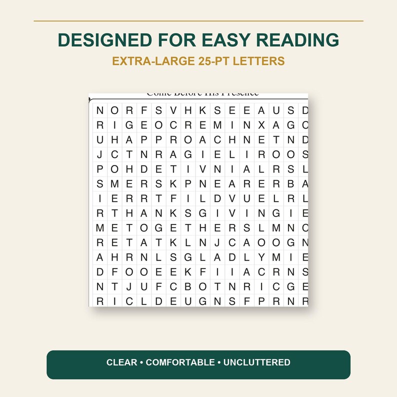 The Good Word Search Vol 8: Songs of Praise Part 1 Bible Puzzles (Spiral Bound) zdjęcie 5