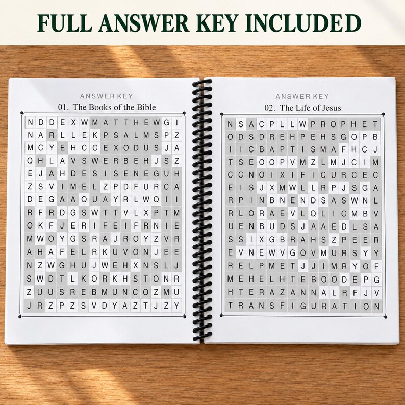 Gospel Truths Word Search, Extra Large Print Bible Puzzles (PDF Download) image 5