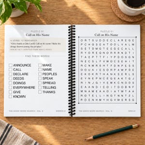 The Good Word Search Vol 9: Songs of Praise Part 2 Bible Puzzles (Extra Large Print, Spiral Bound) image 2