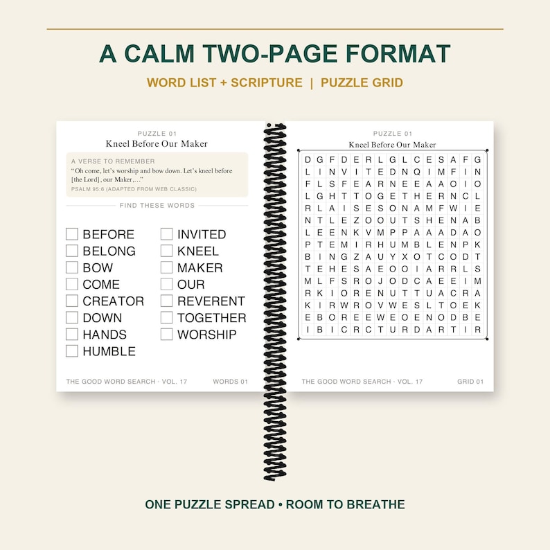 The Good Word Search Vol 17, All Creation Psalms Bible Puzzles (Spiral Bound) image 6
