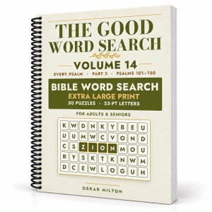 The Good Word Search Vol 14, Psalms 101-150 Bible Puzzles (Spiral Bound) bild 1