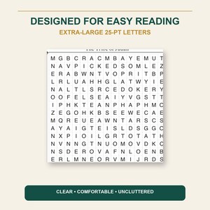 Bible Word Search: Shepherd King, Part 1, Extra Large Print (PDF Download) image 2