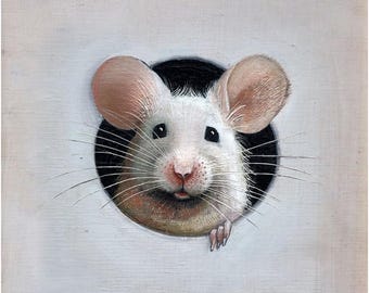 Mouse Print, Rat Art