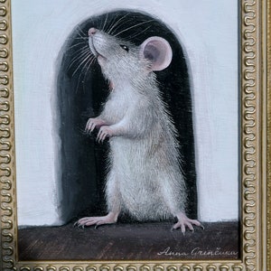 Mouse art print, Rat