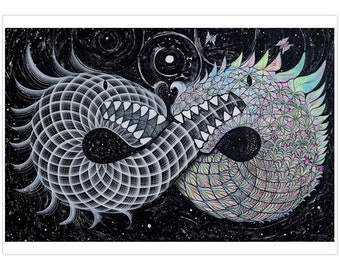 Ouroboros Poster, Oroboro Print