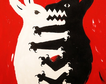 Rabbits Giclée Art Print