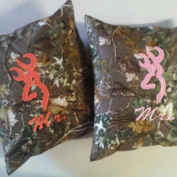 Camo Wedding Pillow Etsy