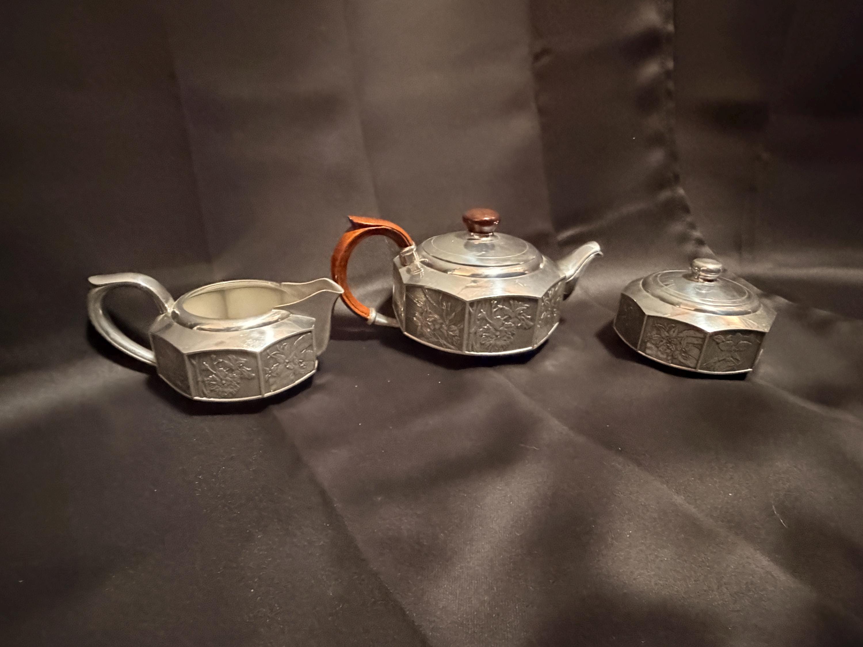 Selangor Pewter Tea Set - Etsy
