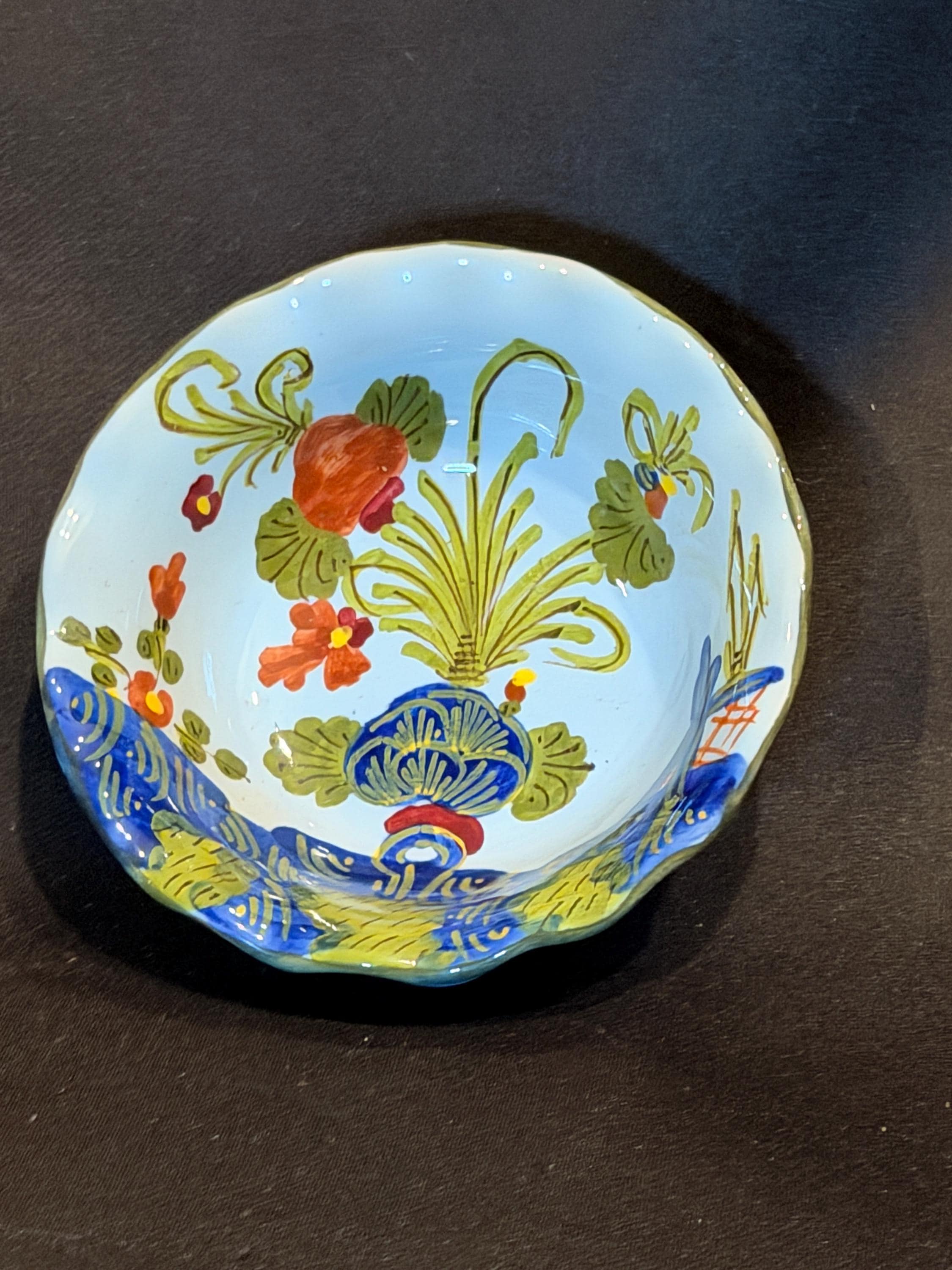 イタリア　DIPINTO A MANO プレート　皿 Dipinto a Mano Plate - Etsy