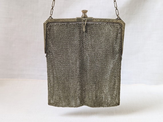 Art Deco Whiting and Davis Bag, Mesh Bag, 20s Bag… - image 1