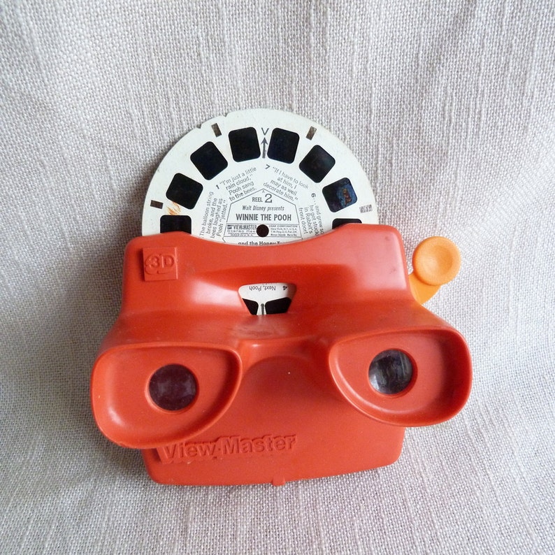 Vintage GAF Viewmaster Toy with Original Disney Winnie The Etsy