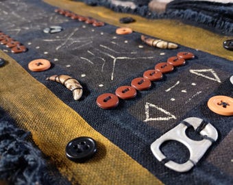 Tribal Banner Wall Hanging Found Items