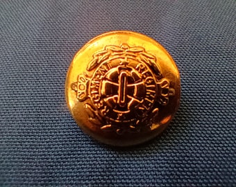 6 pc shiny gold military officer buttons regiment shank | Buttons for Coats, Jackets, DIY