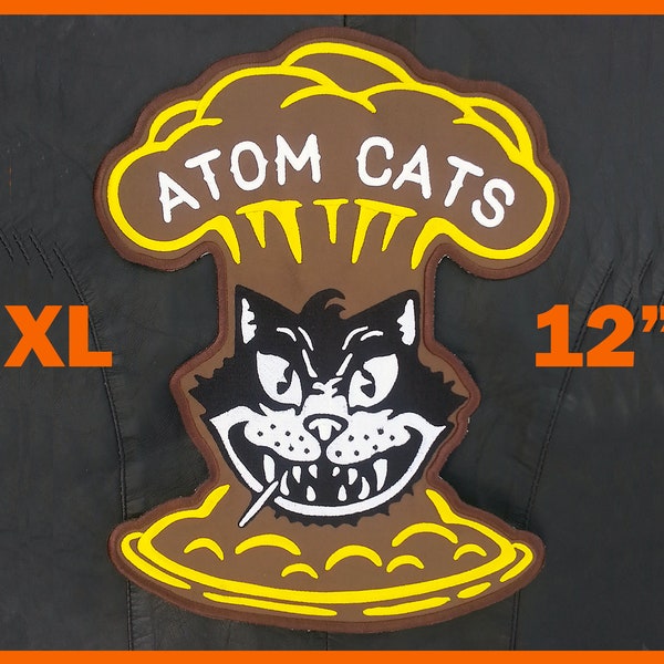 Atom Cats Patch Large Embroidered Fallout