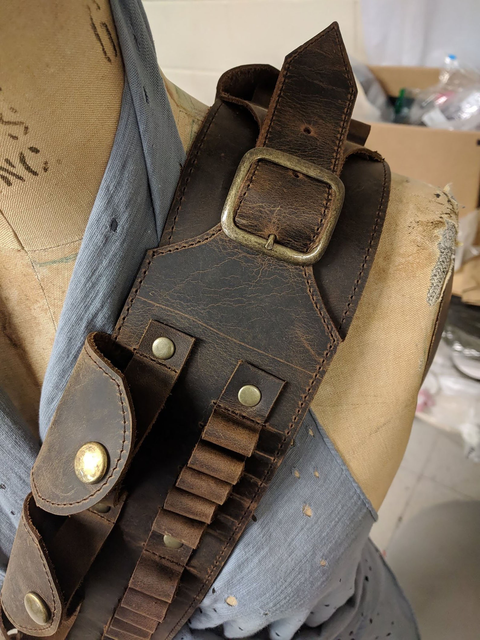 British Lee Enfield Leather Bandolier 303 Ammo Bandolier Etsy