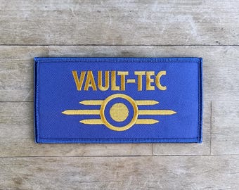 Vault-Tec iron-on embroidered patch
