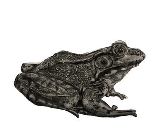 Grüner Froschdruck