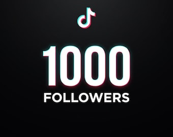 Account TikTok con 1000 follower / Profilo pronto all'uso (Prodotto digitale)