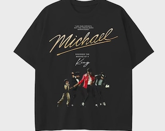 Michael Jackson "Michael" Movie Inspired Unisex T-Shirt, King of Pop Graphic Tee