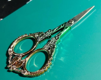 Tijeras de bordado Bird Garden ∙ Tijeras para acolchar, coser, hacer papel, manualidades, scrapbooking, hilo, viajes