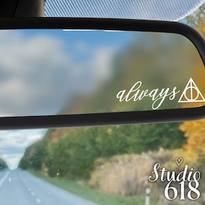 Harry Potter Themed Always Decal, 2.9" x 1" Vinyl Sticker