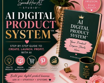 Manual del sistema de productos digitales con IA / Crea, lanza y obtén beneficios con IA (PDF)