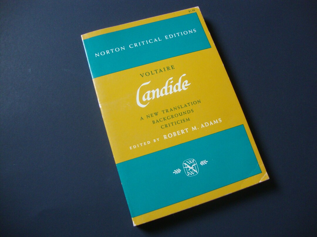 SALE Voltaire : Candide Or Optimism Edited by Robert M. Adams 1966 Norton Critical Edition ...