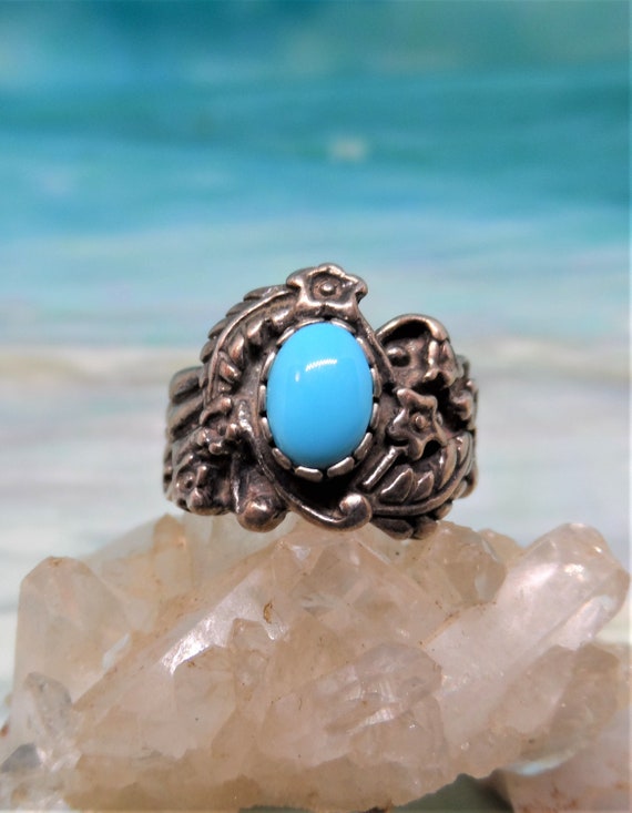 Vintage Black Onyx or Blue Turquoise, Shube's Dak… - image 2