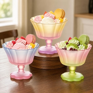 Glasschale mit eis