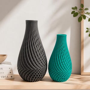 Guarda Vase | Modern | Sculptural Vase | Minimalist Home Decor | Bold Pattern Accent