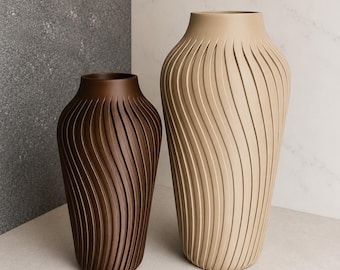 Jarrón Radiate / Diseño moderno / Decoración minimalista / Jarrón geométrico / Escandinavo / Contemporáneo / Contemp