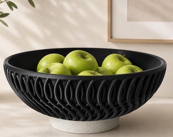 Haven Bowl | Modern Centerpiece | Boho Decor | Hidden Storage