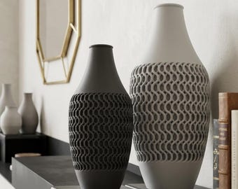 Jarrón de Sintra / Diseño moderno / Decoración minimalista / Jarrón geométrico / Escandinavo
