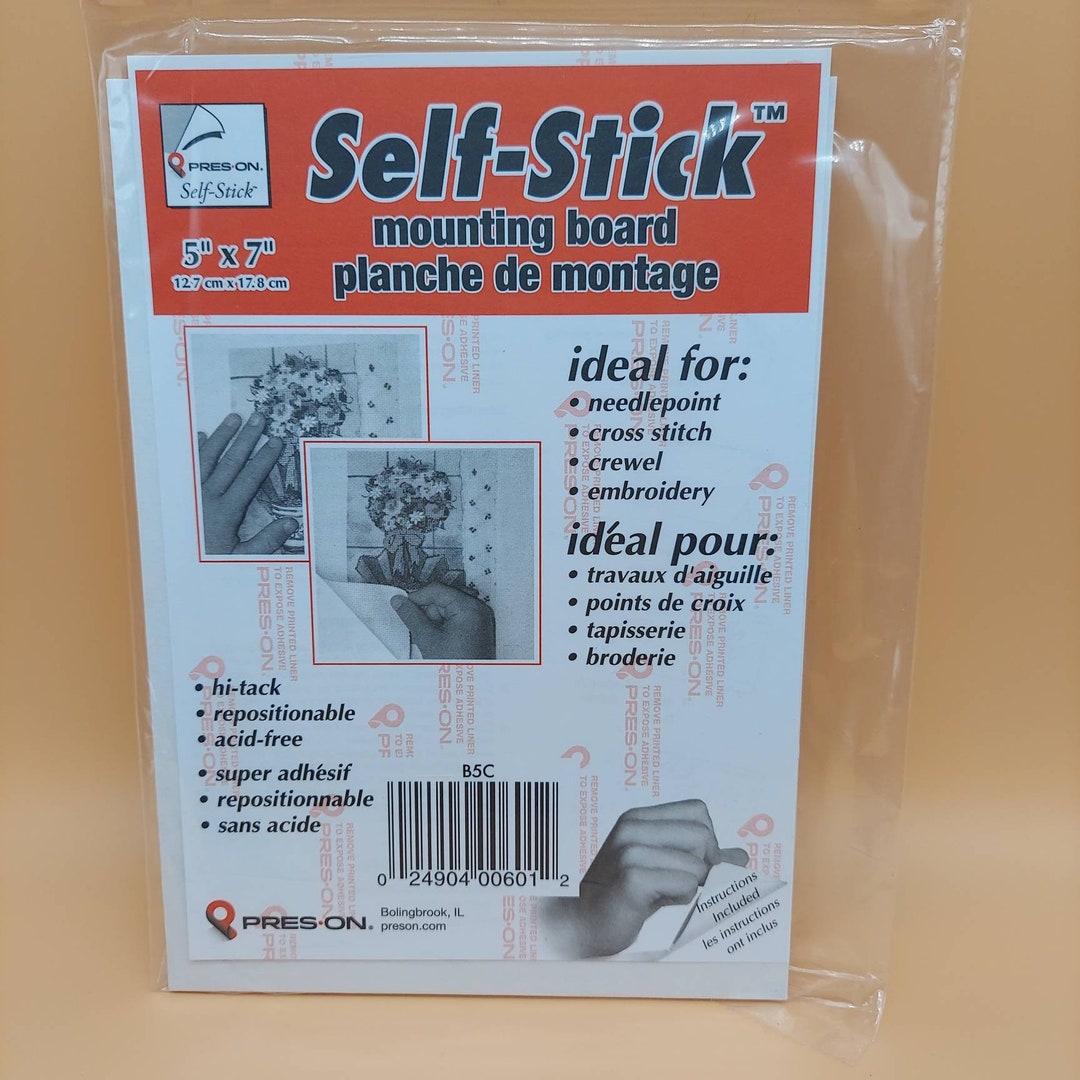Preson Self Stick Mounting Board 5 X 7 Etsy