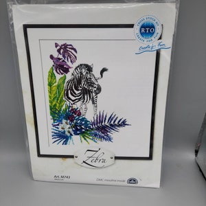RTO Counted Cross Stitch Kit #M743 Zebra