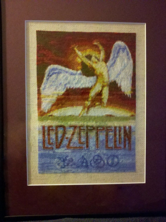 Led Zeppelin Cross Stitch Pattern Downloadable Files Etsy