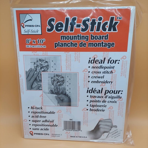 Preson Self Stick Mounting Board 8 X 10 Etsy