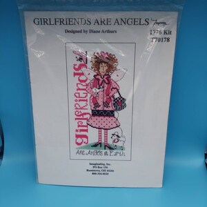 Imaginating Counted Cross Stitch Kit #1776 Girlfriends Are Angels