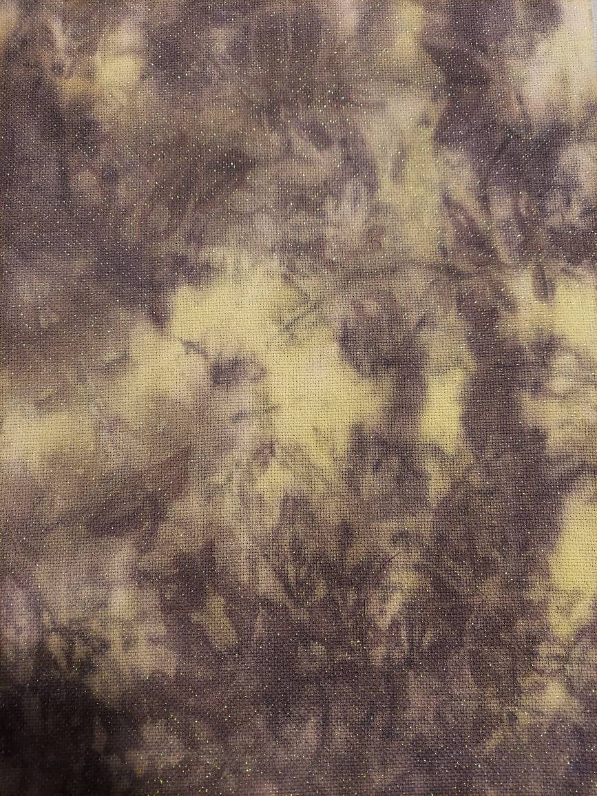 Hand Dyed 16 Count Opalescent Aida 14 x 20 Swarm Etsy